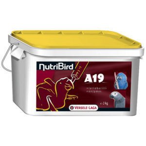 Nutribird Håndoppmating A19 3Kg 19%Protein Ara & Grå Jako
