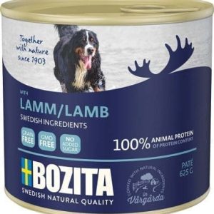 Bozita våtfòr Biff og Lam Patè 6 x 625g