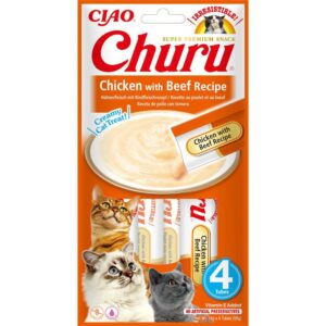 Ciao Churu katt Kylling med biff 4stk