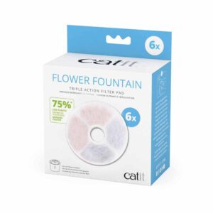 Filter til Catit Vannfontene-Flower 3 liter og Fresh and Clear 2L