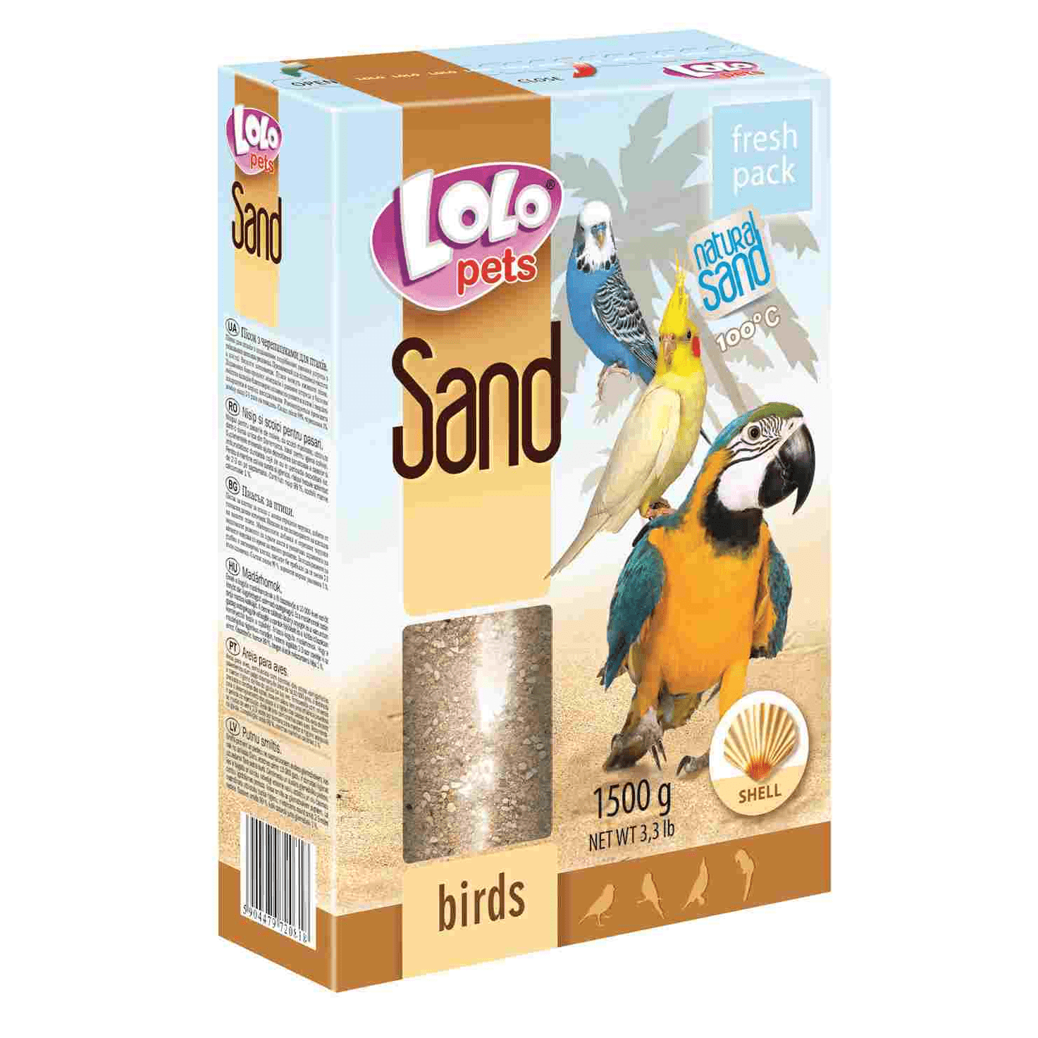 Fuglesand Lolo Pets 1,5 kg