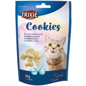 Trixie Kjeks med laks og catnip 50 gr.