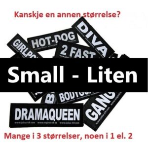 Julius-K9 labelmerker med borrelås
