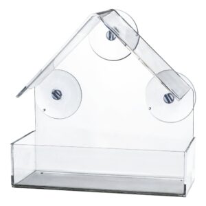 Utefuglautomat til vindusrute m/sugekopper 225ml 15x15x6cm