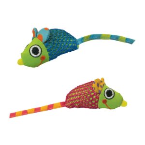 Petstages Catnip Chew Mice Dental Health