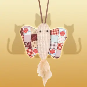 Flamingo Vinta Butterfly — Katteleketøy med catnip