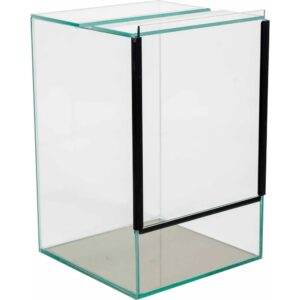 Glass terrarium med giljotin dør