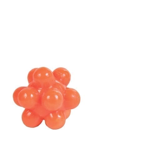 Gummiballer med dupper 4pk ø 3,3cm
