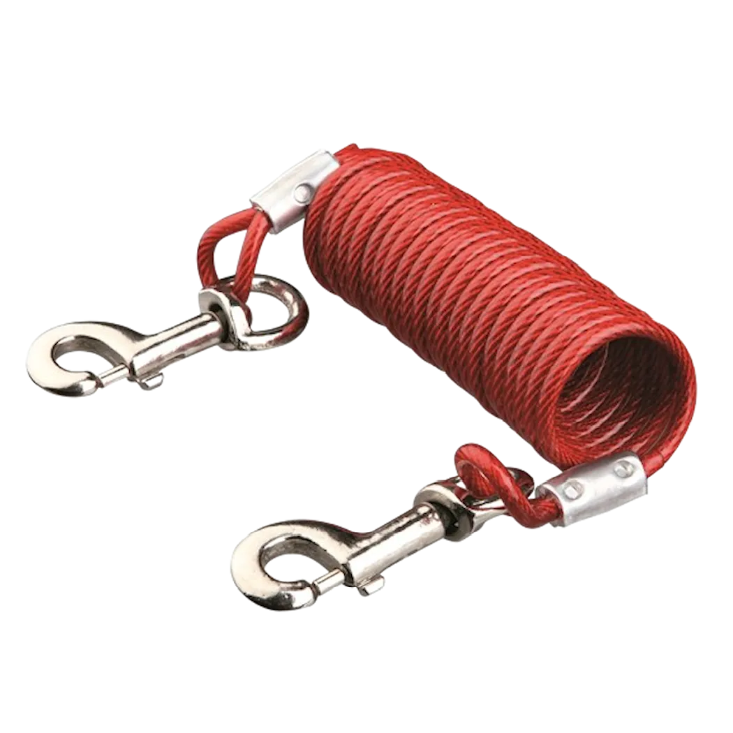 Wire 5 m plastbelagt spiral 5m