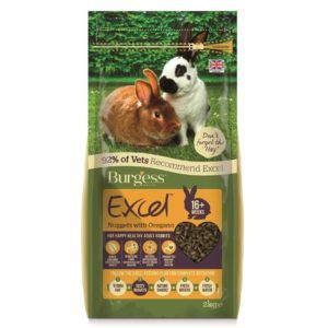 Burgess Excel kaninfòr pellets voksen
