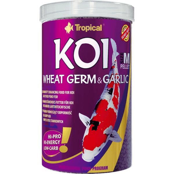 Tropical Koi Wheat Germ & Garlic Pellet Size M