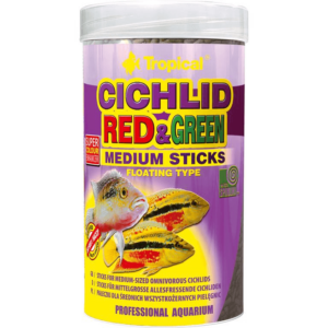 Tropical cichild red & Green Medium Sticks