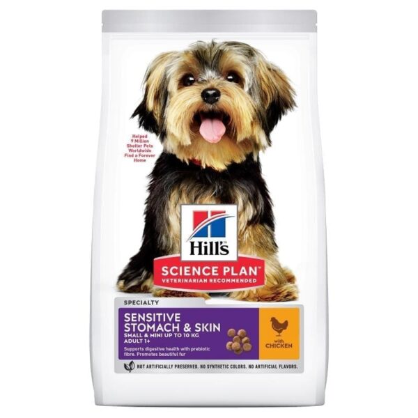 Hill`s Adult Sensitive Stomach and Skin Small/Mini Chicken