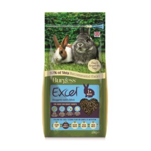 Burgess Excel Junior & dvergkanin pellets med Mint 2 kg