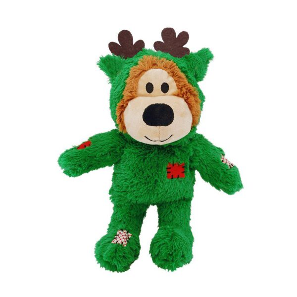 KONG Holiday Wild Knots Bear Mix Juleleke Hund - Bilde 2