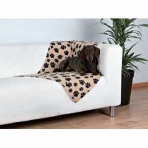 Trixie Beaney Fleeceteppe til Hund Beige 100 x 70 cm