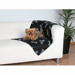 Trixie Beaney Fleeceteppe til Hund Sort 100 x 70 cm