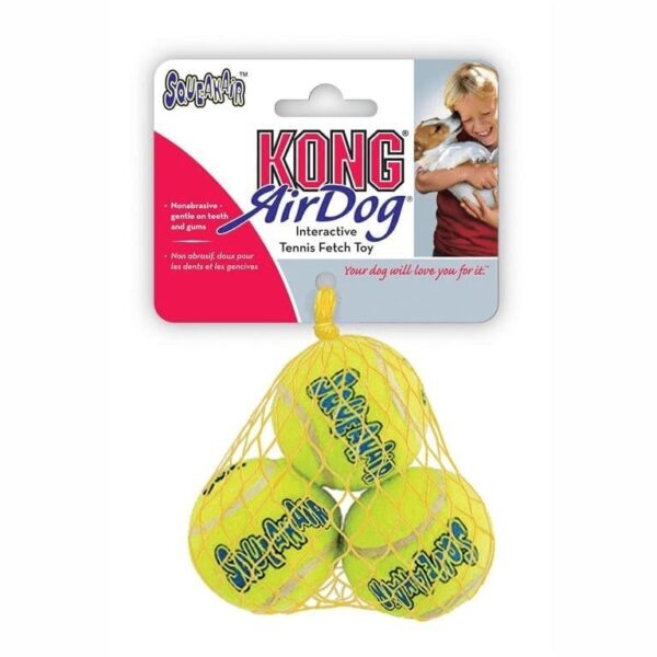 Kong AirDog Squeaker Hundeball 3stk