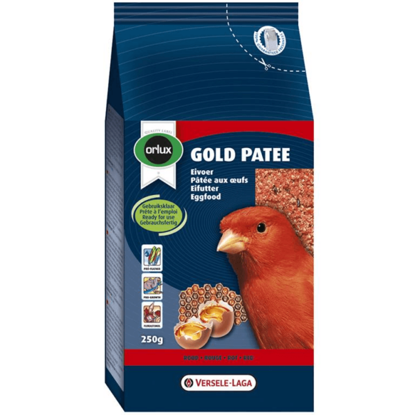 Patee prestige gold rød 250 g