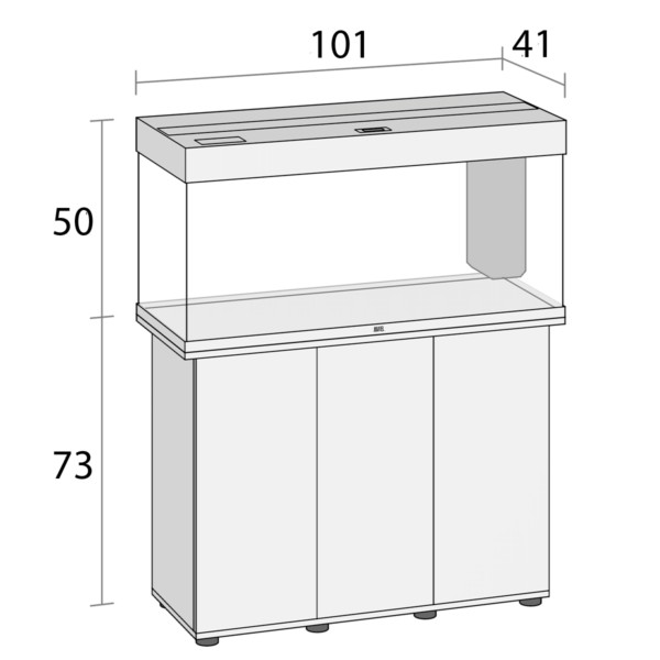 Juwel Akvariebord SBX 180 101x41x73cm