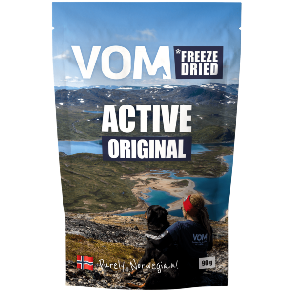 Vom og Hundemat frysetørket Active Original