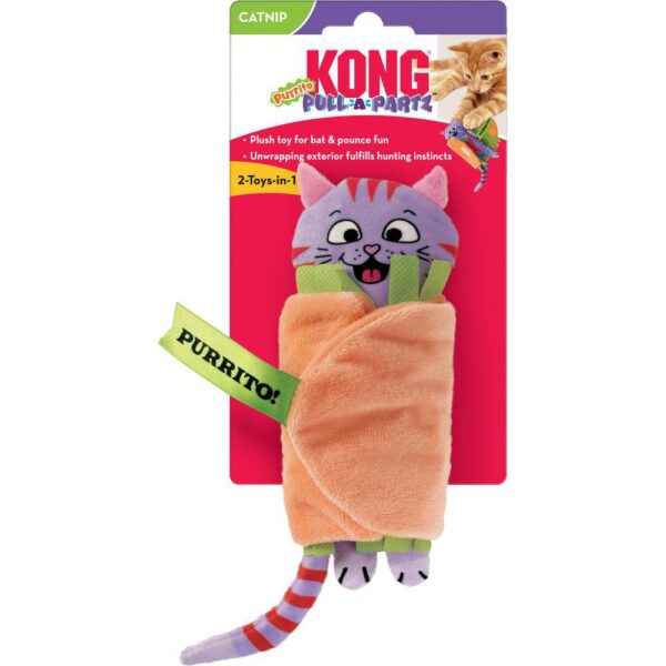 Kong katteleke Purrito Pull a part