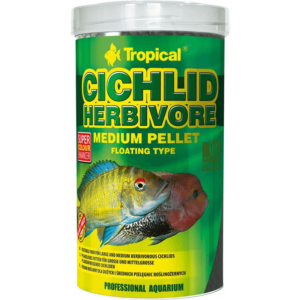 Tropical Cichlid Herbivore Medium Pellet