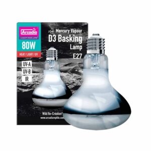Arcadia D3 Basking Lamp 80w Uva/uvb