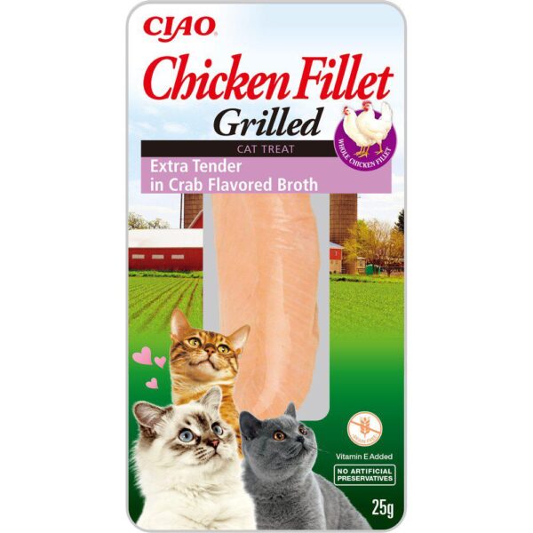 Churu cat Grilled Chicken in Crab Brot