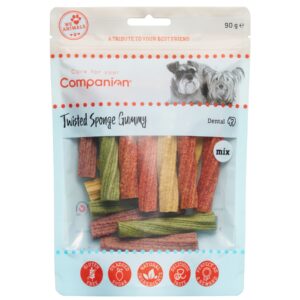 Companion twisted gummy tyggesnack